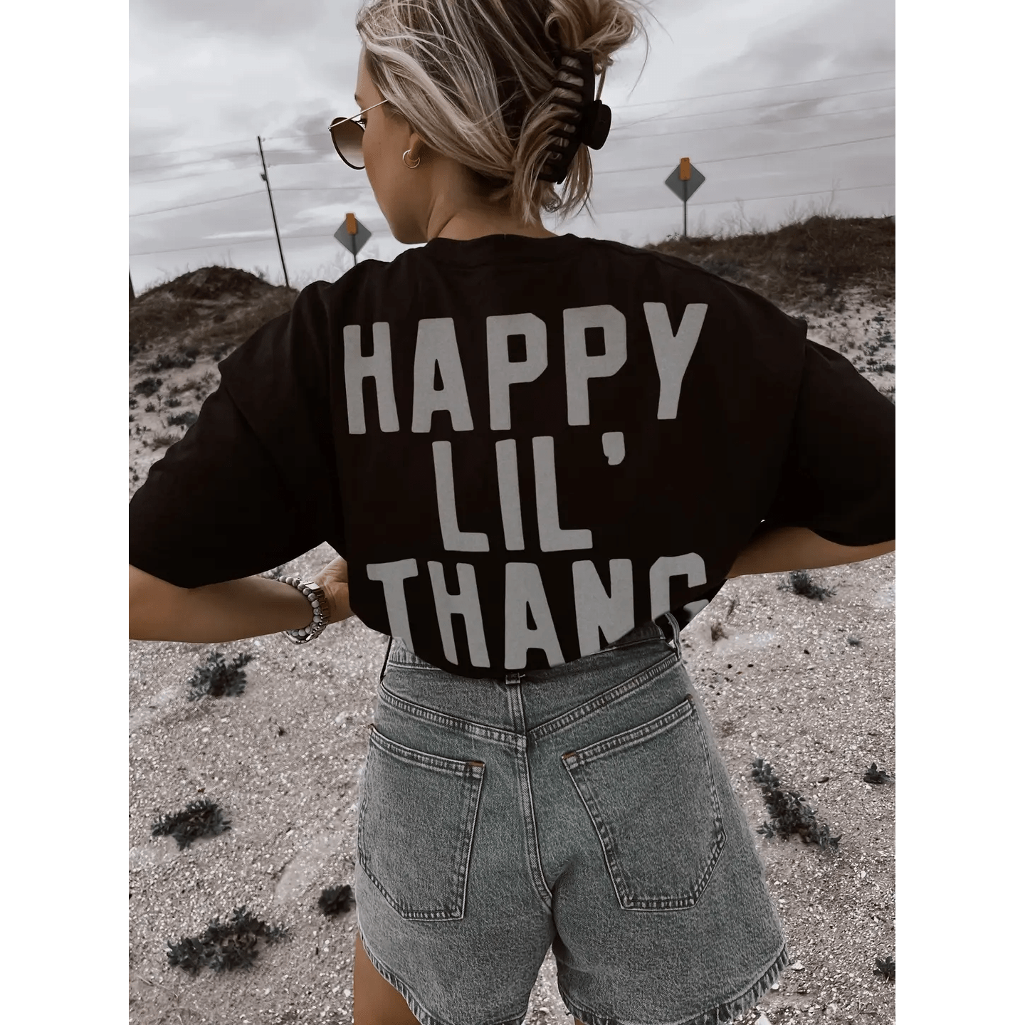 Happy Lil' Thang Oversized Tee