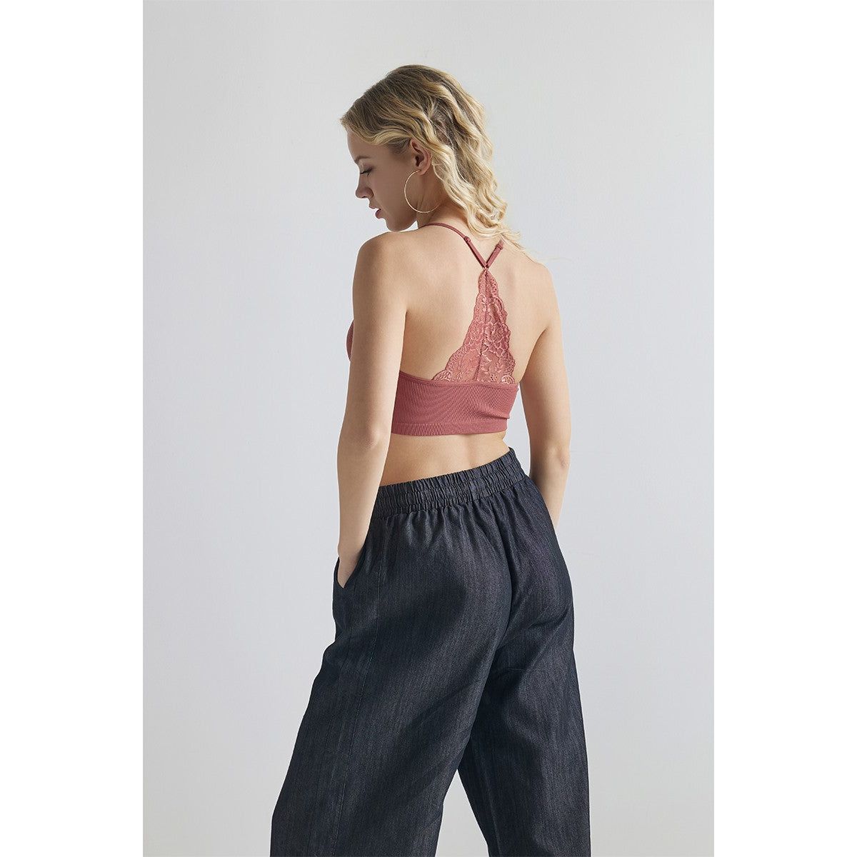 Relaxed Fit Denim Lounge Pants