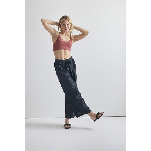 Relaxed Fit Denim Lounge Pants