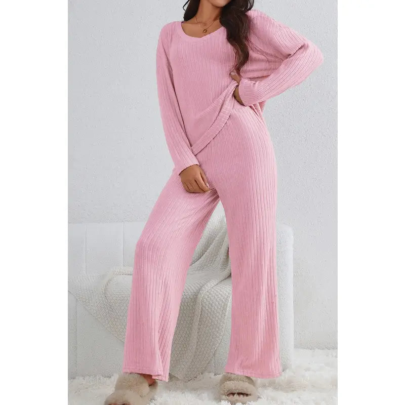 Cozy Ribbed Lounge Set