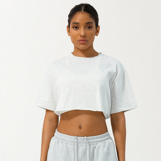 Cropped Casual Tee Collection