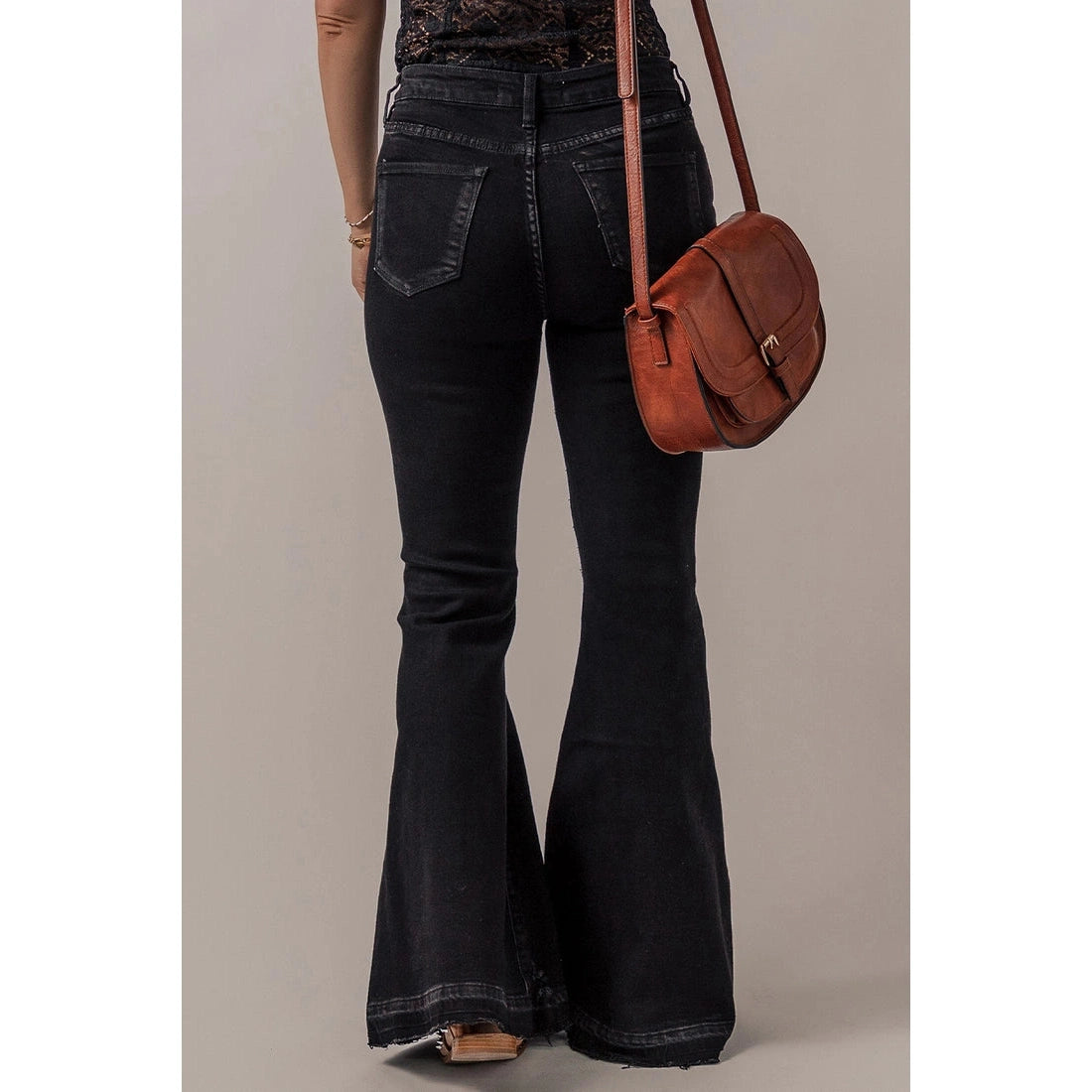 Cascade Flare High-waist Jeans