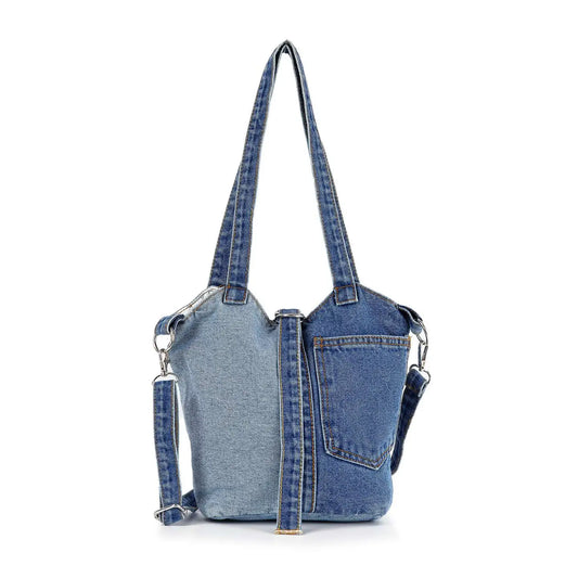 Bohemian Denim Delight Bag