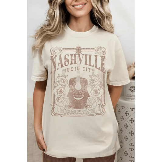 Nashville Music City Graphic T-Shirt