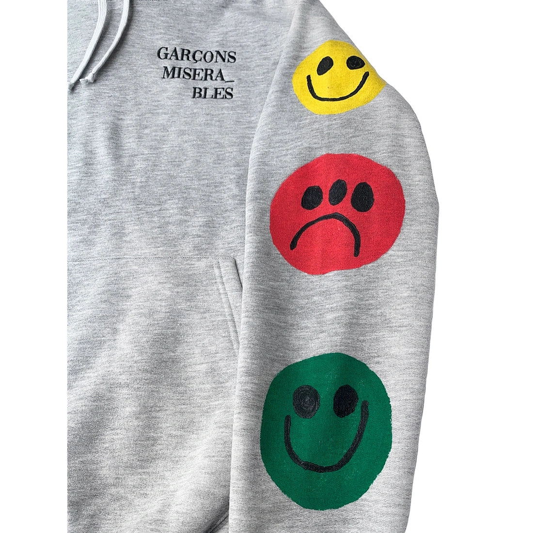 Garçons Miserables Emoticon Hoodie