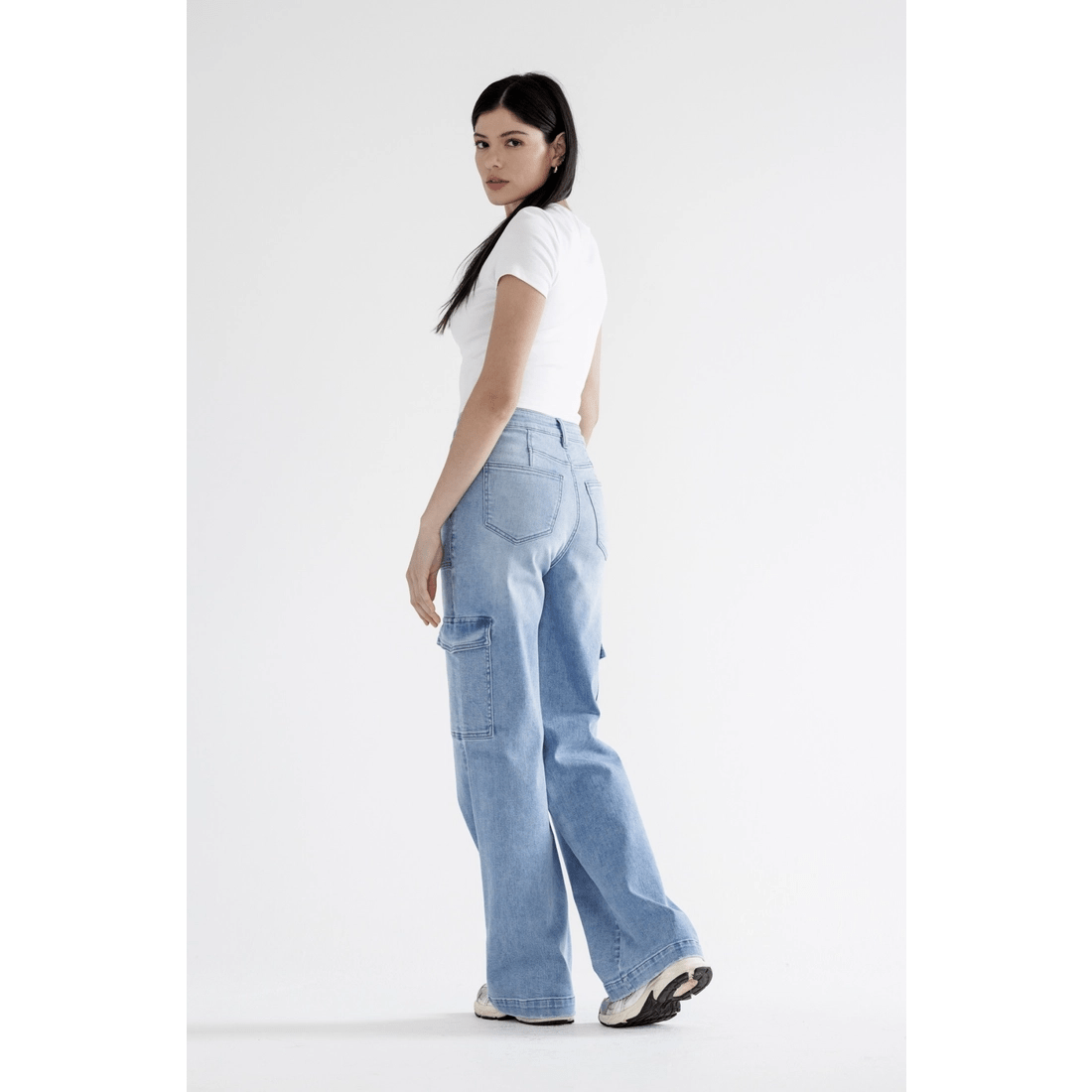 Explorer High-Waisted Utility Jeans