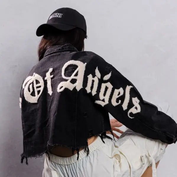 City of Angels Distressed Denim Jacket