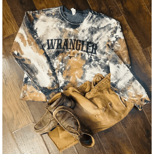 Wrangler University Tie-Dye Sweatshirt