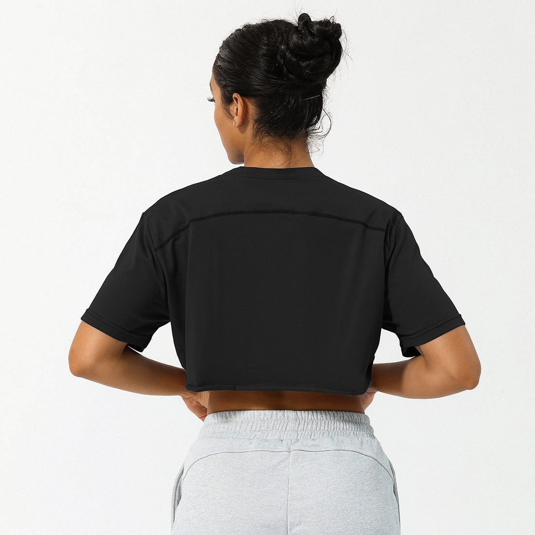 Cropped Casual Tee Collection