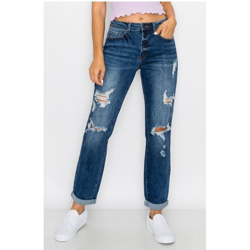 Urban Edge Distressed Skinny Jeans