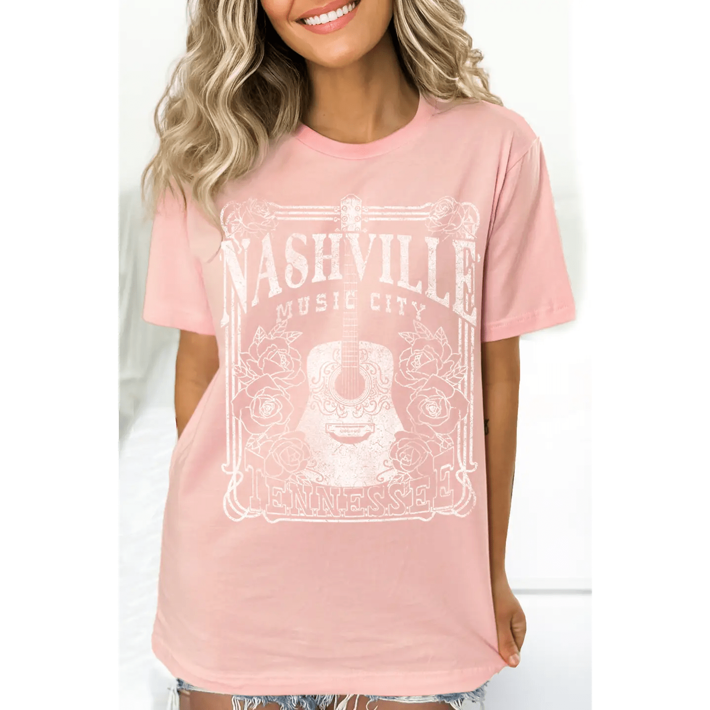 Nashville Music City Graphic T-Shirt