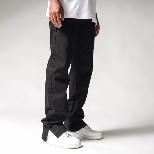 Minimalist Black Denim Pants