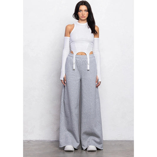 Wide-Leg Joggers