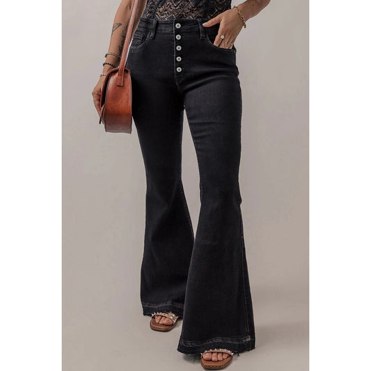 Cascade Flare High-waist Jeans