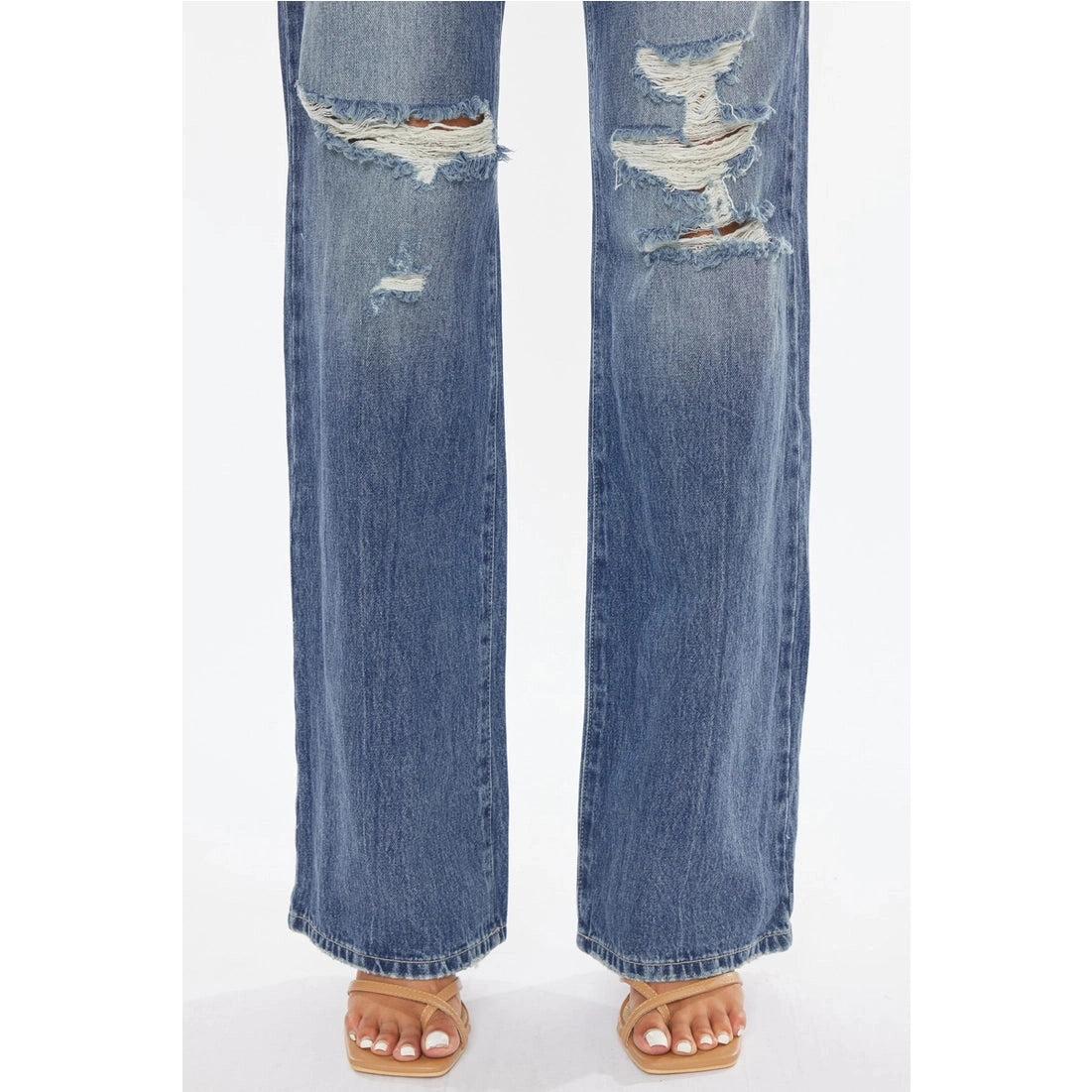 Vintage Rugged Wash Jeans