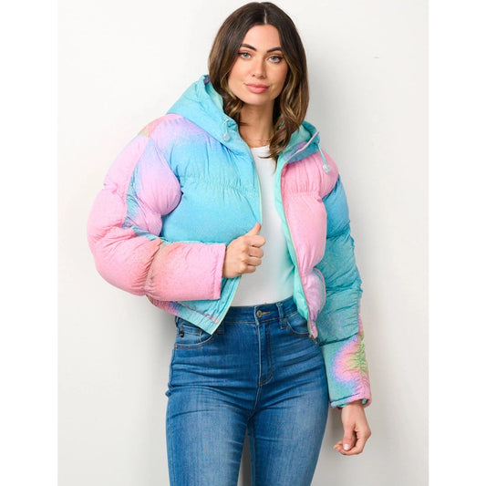 Cotton Candy Puffer Jacket